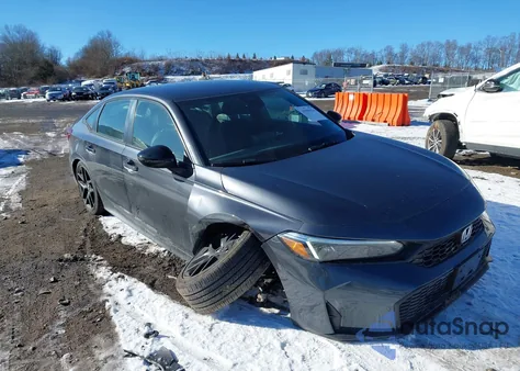 2025 Honda Civic Sport из США, поврежденный, VIN 2HGFE2F5XSH538392